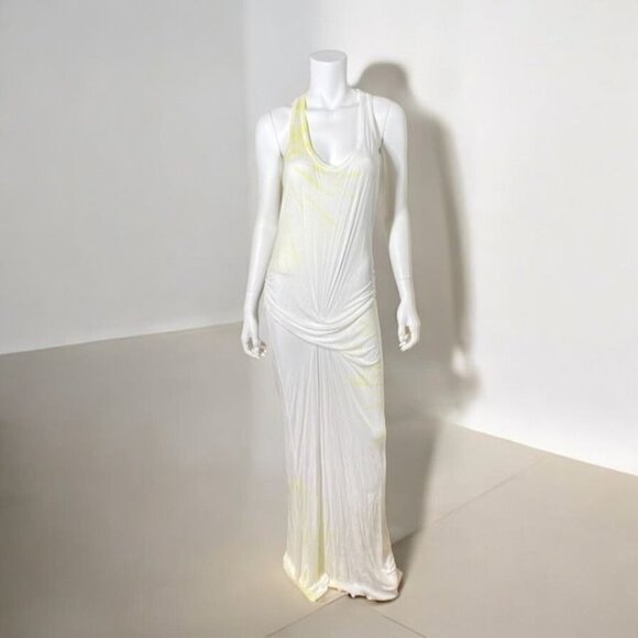 Young Fabulous & Broke Maxi Dress White Yellow, Size Large - Picture 4 of 13